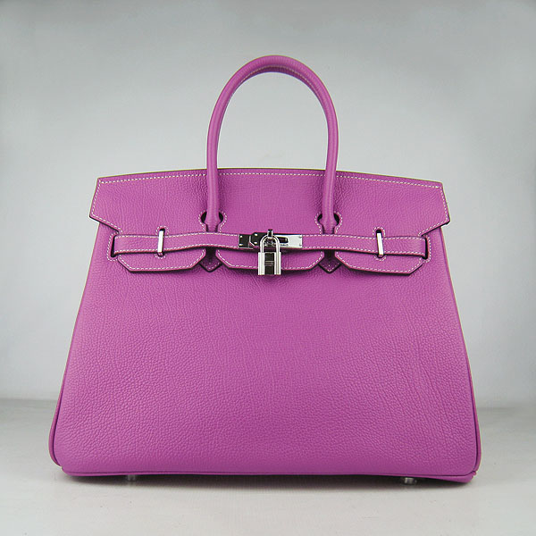 High Quality Fake Hermes Birkin 35CM Togo Leather Bag Peachblow 6089